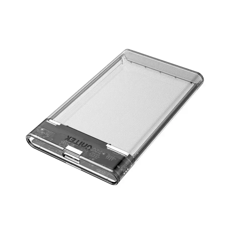 Unitek S1103A skaidrus 2,5 colio HDD/SSD dėklas SATA III, USB 3.1 Gen 1 (Micro-USB B)