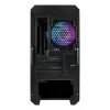 Korpusas GENESIS Irid 503 ARGB Micro Tower Juodas, Peršviečiamas
