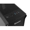 Korpusas GENESIS Irid 503 ARGB Micro Tower Juodas, Peršviečiamas