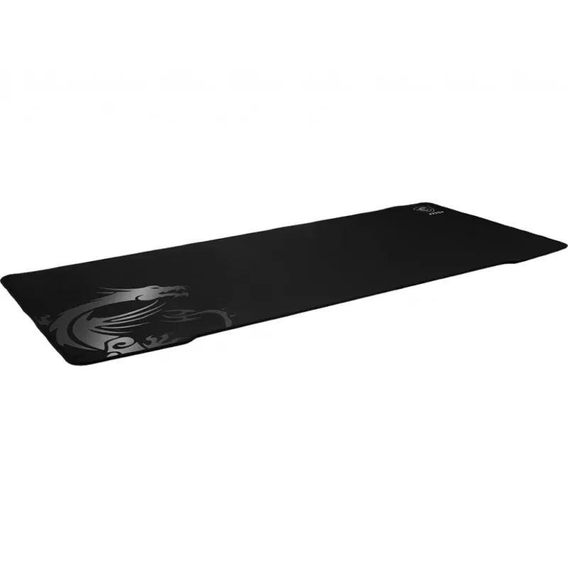 MSI AGILITY GD70 Pro žaidimų pelės kilimėlis '900mm x 400mm, šilkinis paviršius, ikoniškas drakono dizainas, neslystantis ir smūgius sugeriantis gumos pagrindas, sustiprinti susiūti kraštai'