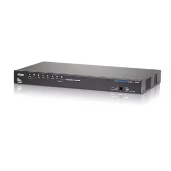 ATEN 8 prievadų USB-HDMI KVM jungiklis su USB periferiniu prievadu, 1920 x 1200 pikselių, WUXGA, 8.56 W, juodas