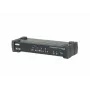 ATEN 4 prievadų USB 3.0 4K DisplayPort MST KVMP jungiklis, 4096 x 2160 pikselių, 4K Ultra HD, 4.89 W, juodas