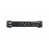 ATEN 4 prievadų USB 3.0 4K DisplayPort MST KVMP jungiklis, 4096 x 2160 pikselių, 4K Ultra HD, 4.89 W, juodas