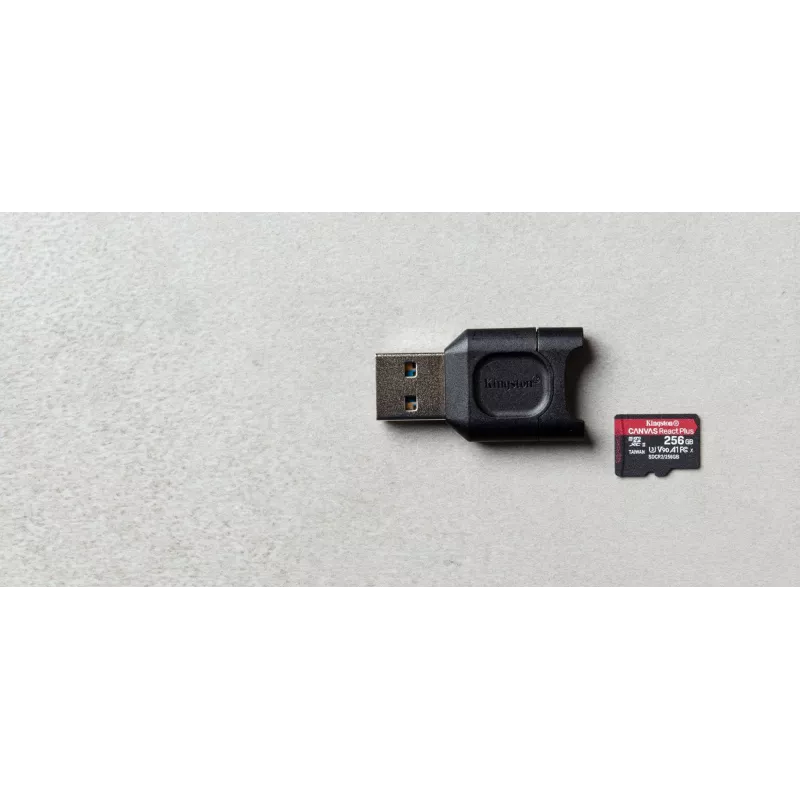 Kingston MobileLite Plus USB 3.2 Gen 1 Type-A juodas kortelių skaitytuvas