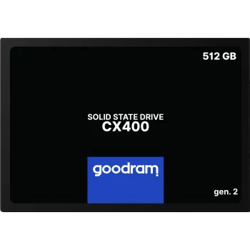 2,5 colio SATA III SSD GOODRAM SSDPR-CX400-512-G2 – 512 GB, 550/500 MB/s, 3D TLC