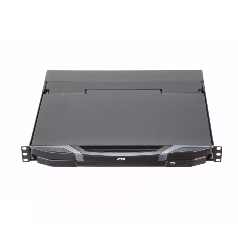 ATEN CL3800NW 18,5 colio dvigubo bėgio konsolė su HDMI, DVI, VGA