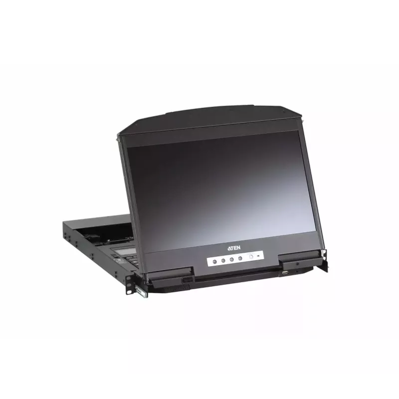 ATEN CL3800NW 18,5 colio dvigubo bėgio konsolė su HDMI, DVI, VGA
