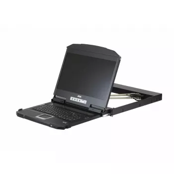 ATEN CL3800NW 18,5 colio dvigubo bėgio konsolė su HDMI, DVI, VGA