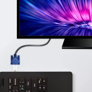 ATEN HDMI į VGA keitiklis, baltas, plastikinis, 1920 x 1200 pikselių, 1080p