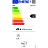Šaldiklis vertikalus Bosch Serie 6 GSN54AWDV — 328 L net, NoFrost, FastFreeze, LED ekranas, Baltas