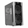 PC korpusas IBOX Chiron ZH68 Gaming, ATX Midi-Tower, EATX palaikymas, juodas, šoninis langas, apšvietimas