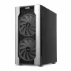 PC korpusas IBOX Chiron ZH68 Gaming, ATX Midi-Tower, EATX palaikymas, juodas, šoninis langas, apšvietimas