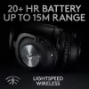 LOGITECH Pro X Wireless Lightspeed žaidimų ausinės juodos