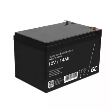 Įkraunama AGM švino rūgšties baterija Green Cell AGM08 12 V 14000 mAh, 98×151×95 mm, 3,45 kg