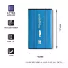 Kietojo disko adapteris QOLTEC 51859 USB 3.0, skirtas 2,5 colio SATA3 diskams