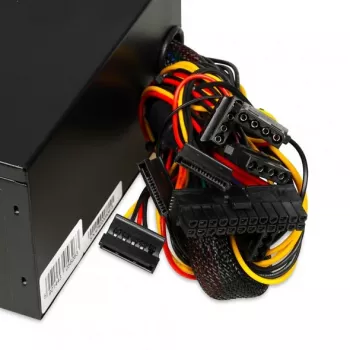 Maitinimo blokas iBox Aurora 500 W 20+4 pin ATX, 140 mm ventiliatorius, baltas