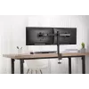 DIGITUS Universalus dviejų monitorių laikiklis su spaustuku 17–32 col., 2x 8 kg (maks.), juodas