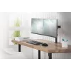 DIGITUS Universalus dviejų monitorių laikiklis su spaustuku 17–32 col., 2x 8 kg (maks.), juodas