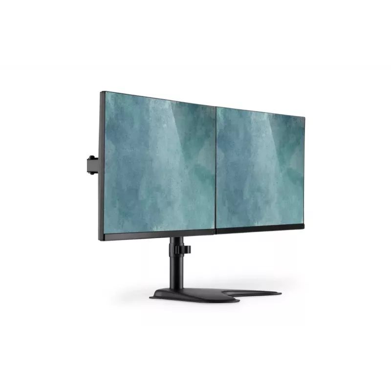 DIGITUS Universalus dviejų monitorių stovas 17–32 col. 2x 8 kg (maks.) juodas