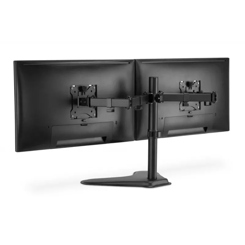 DIGITUS Universalus dviejų monitorių stovas 17–32 col. 2x 8 kg (maks.) juodas