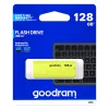 USB atmintukas GOODRAM UME2 128 GB USB 2.0 Type-A, geltonas, 21×51 mm