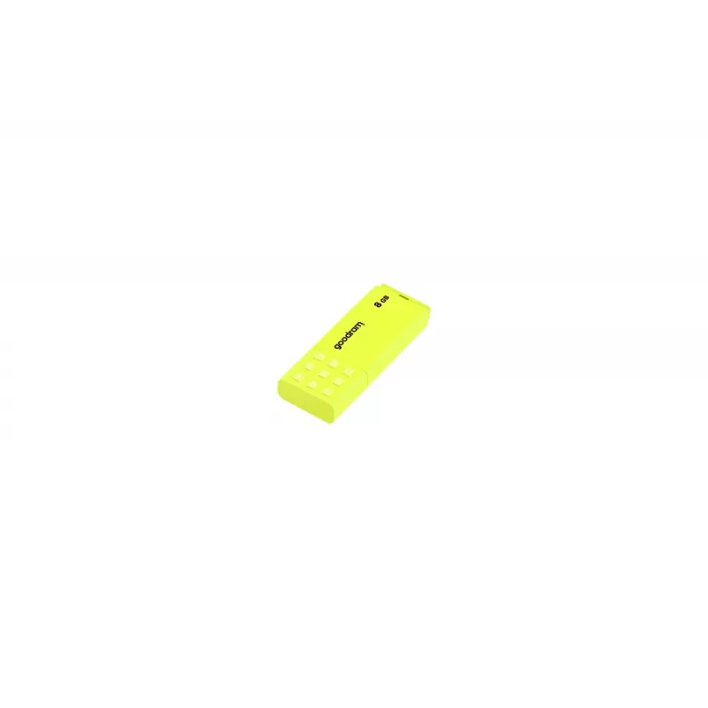 USB atmintukas GOODRAM UME2 8 GB USB 2.0 Type-A, geltonas, su dangteliu
