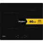 Whirlpool WS Q4860 NE Juoda įmontuojama 60 cm zoninė indukcinė kaitlentė 4 zonos