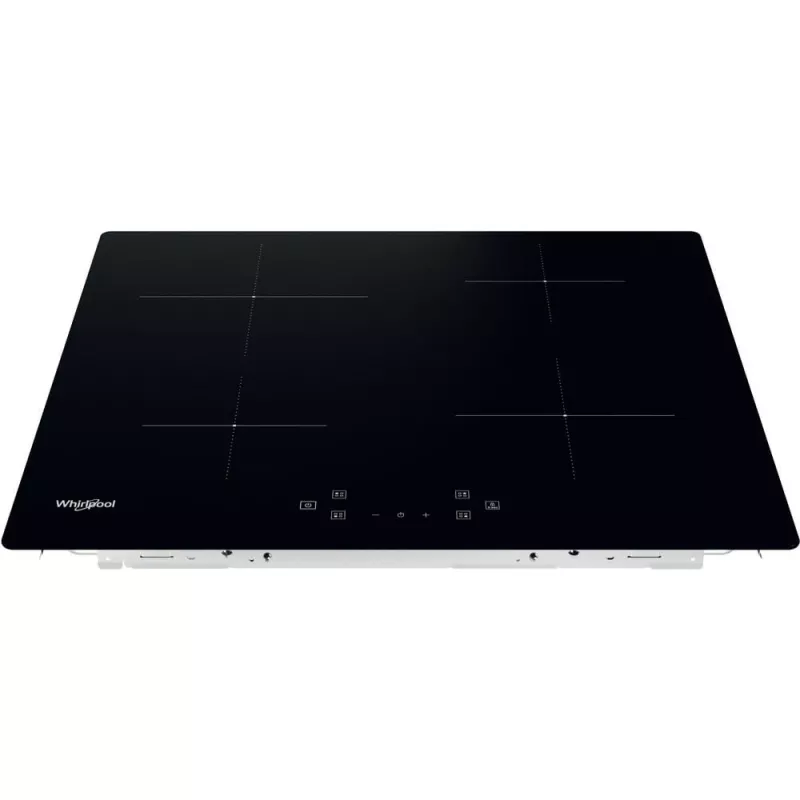 Whirlpool WS Q4860 NE Juoda įmontuojama 60 cm zoninė indukcinė kaitlentė 4 zonos