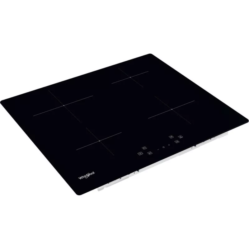 Whirlpool WS Q4860 NE Juoda įmontuojama 60 cm zoninė indukcinė kaitlentė 4 zonos