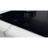 Whirlpool WS Q4860 NE Juoda įmontuojama 60 cm zoninė indukcinė kaitlentė 4 zonos