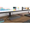 i-tec Metal USB-C ergonomiškas 3x ekrano 4K dokų stotelė su 85 W galios tiekimu