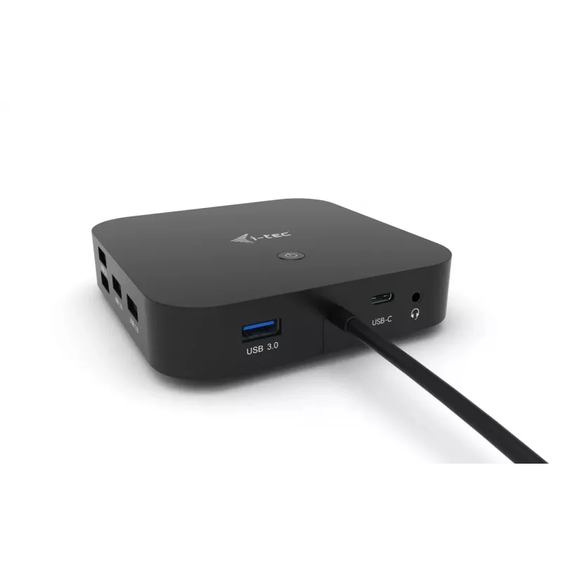 i-tec USB-C dviejų monitorių dokų stotelė su 100 W įkrovimu