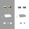 i-tec USB-C dviejų monitorių dokų stotelė su 100 W įkrovimu