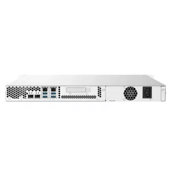 QNAP TS-432PXU NAS stelažinis (1U) Annapurna Labs Alpine AL-324 2 GB DDR4 0 TB QNAP Turbo System Juoda