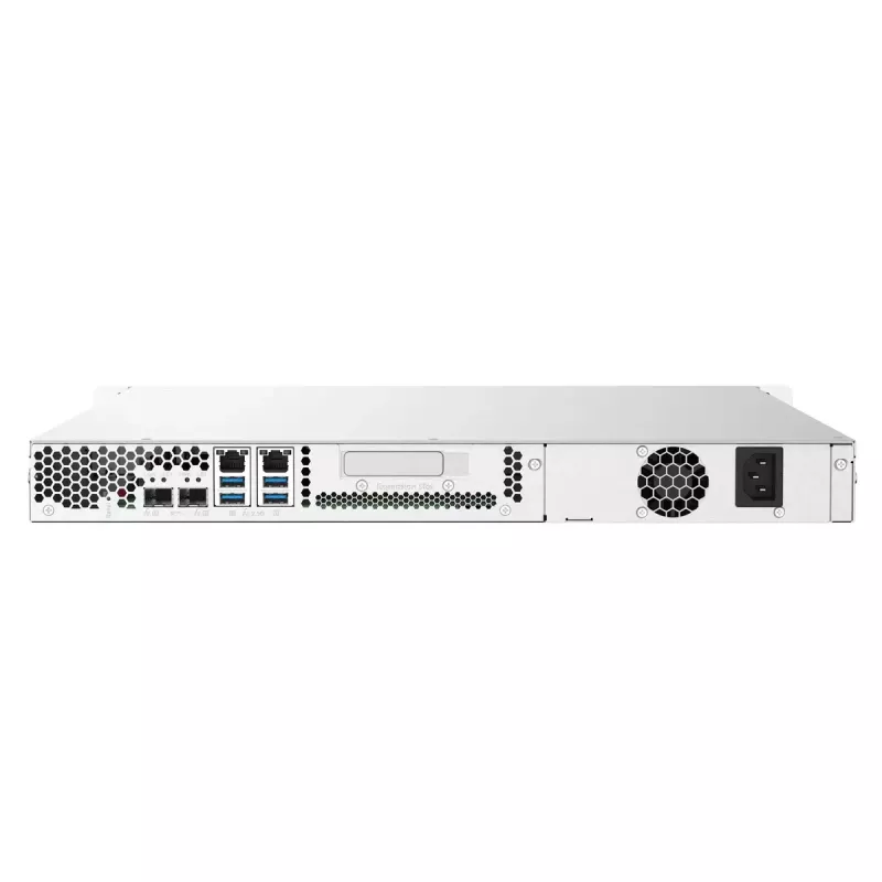 QNAP TS-432PXU NAS stelažinis (1U) Annapurna Labs Alpine AL-324 2 GB DDR4 0 TB QNAP Turbo System Juoda