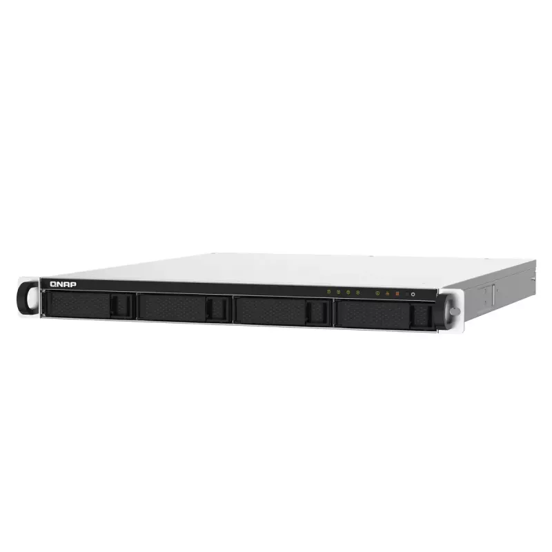 QNAP TS-432PXU NAS stelažinis (1U) Annapurna Labs Alpine AL-324 2 GB DDR4 0 TB QNAP Turbo System Juoda