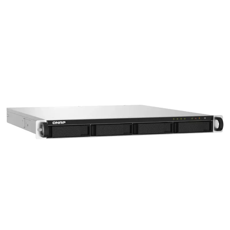 QNAP TS-432PXU NAS stelažinis (1U) Annapurna Labs Alpine AL-324 2 GB DDR4 0 TB QNAP Turbo System Juoda