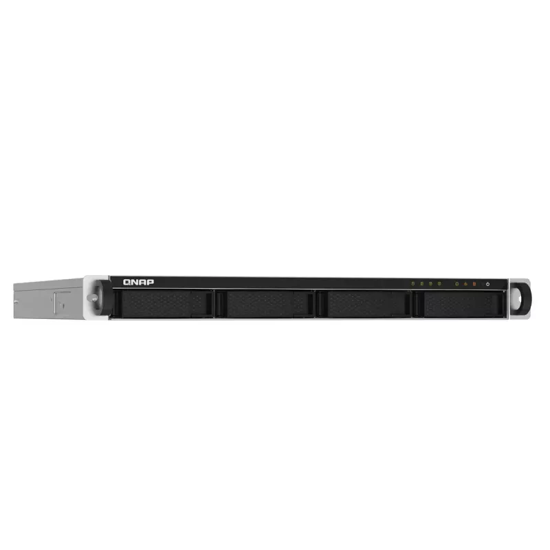 QNAP TS-432PXU NAS stelažinis (1U) Annapurna Labs Alpine AL-324 2 GB DDR4 0 TB QNAP Turbo System Juoda
