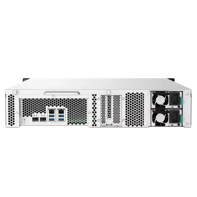 QNAP TS-832PXU-RP NAS stovo (2U) Annapurna Labs AL324 4 GB DDR4 0 TB QNAP Turbo System Juoda