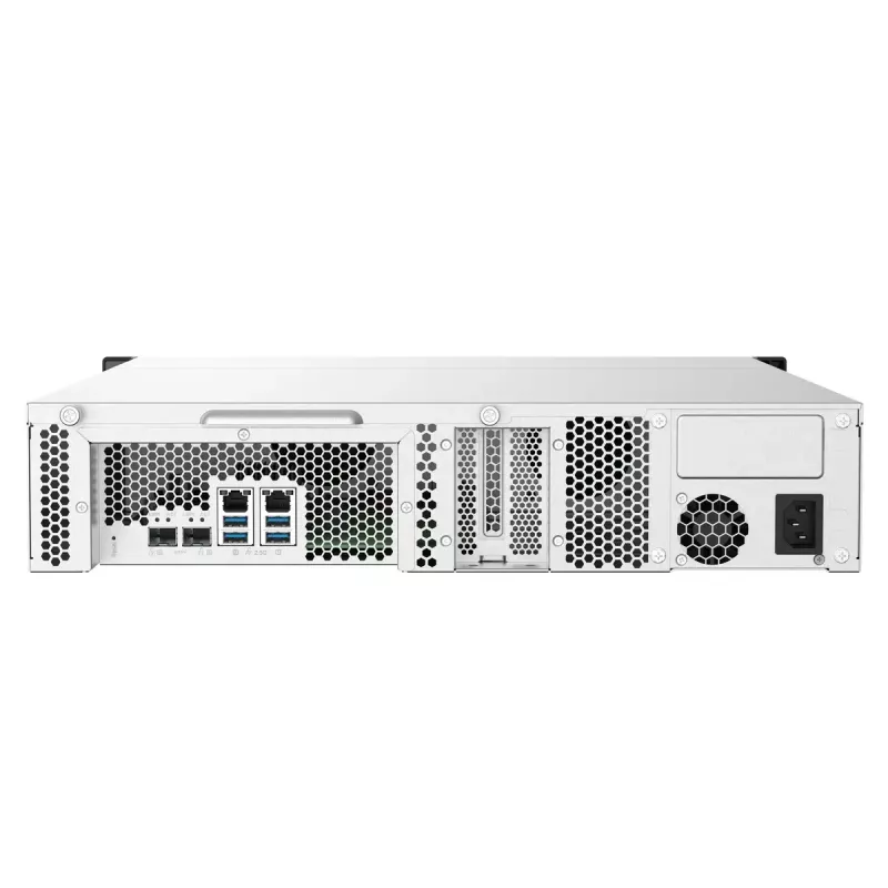 QNAP TS-832PXU NAS Rack (2U) Annapurna Labs AL324 4 GB DDR4 0 TB QNAP Turbo System Aliuminis, Juoda