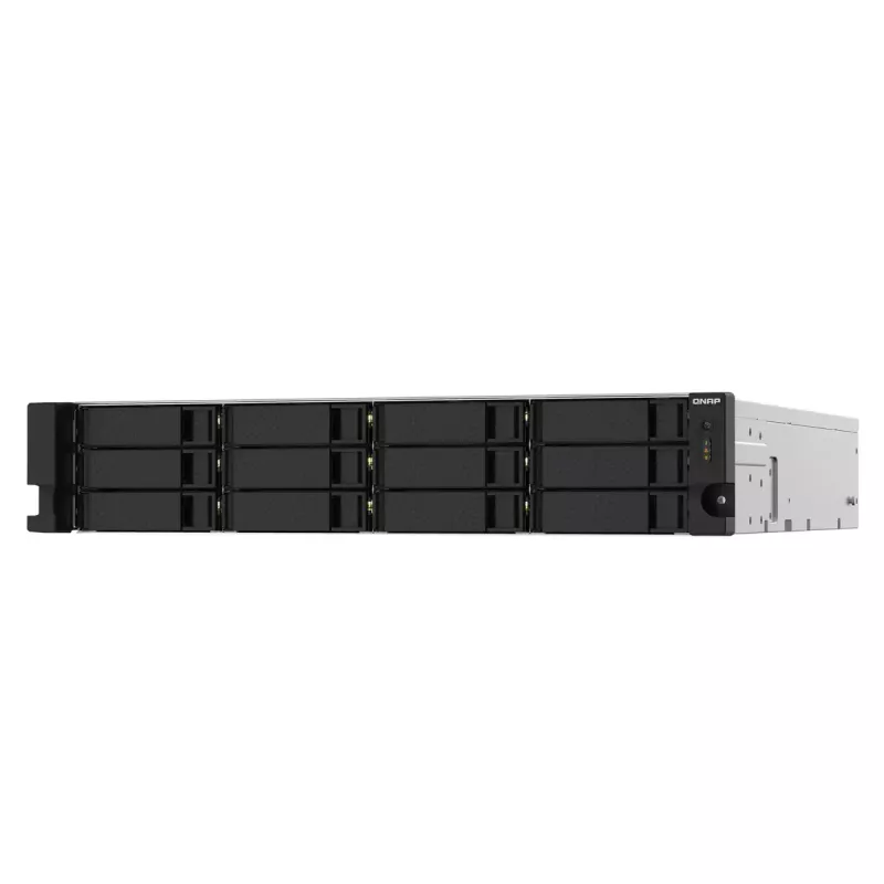 QNAP TS-1232PXU-RP NAS stovo (2U) Annapurna Labs AL324 4 GB DDR4 0 TB QNAP QTS juoda