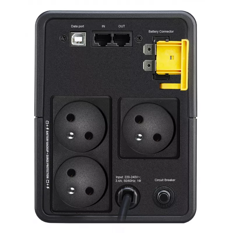 APC BX750MI-FR nepertraukiamo maitinimo šaltinis (UPS) linijinis-interaktyvus 0,75 kVA 410 W 3 lizdai