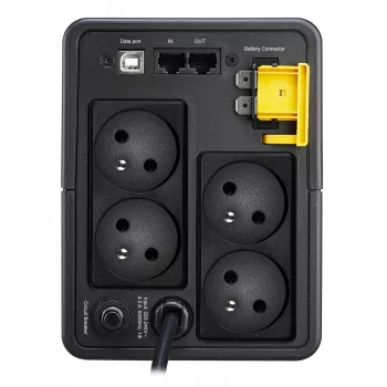 APC Back-UPS 950VA bokštinis UPS, 230V, 4x CEE 7/5 kištukiniai lizdai, AVR