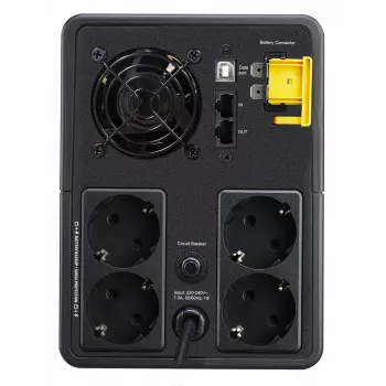 APC Back-UPS 1600VA bokštinis UPS su AVR, 4x Schuko lizdai, 230V
