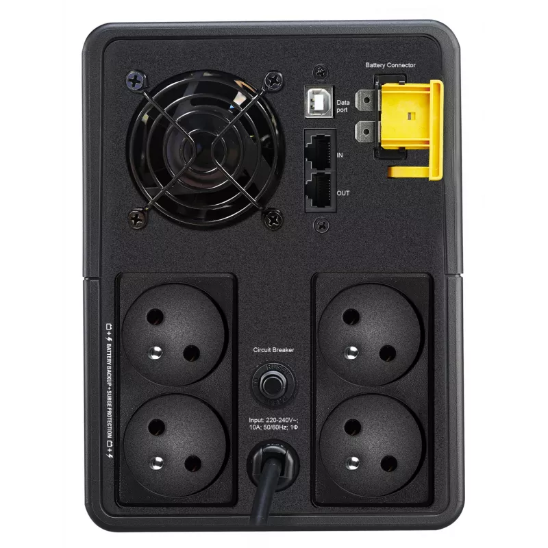 APC Back-UPS 2200VA bokštinis UPS, 230V, 4x CEE 7/5 kištukiniai lizdai, AVR