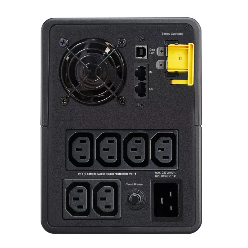 APC Back-UPS 2200VA bokštinis UPS su AVR, 6x IEC C13 lizdai, 230V