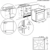 Orkaitė Electrolux EOF3H40X 2790 W Juoda, Nerūdijantis plienas