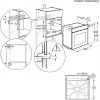 Orkaitė Electrolux EOF3H40X 2790 W Juoda, Nerūdijantis plienas