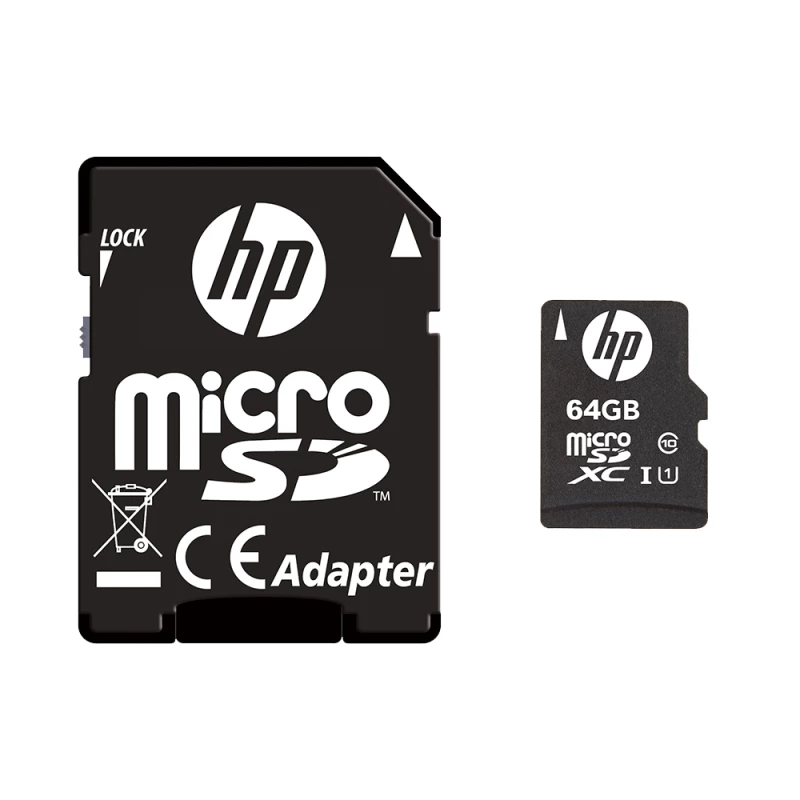 HP SDU64GBXC10HP-EF atminties kortelė 64 GB MicroSDXC UHS-I Class 10