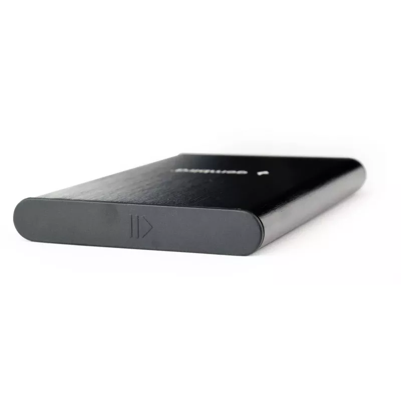 GEMBIRD EE2-U3S-6 Juodas 2.5 inch USB 3.1 išorinis SATA HDD dėklas su Type-C prievodu, šlifuotas aliuminis